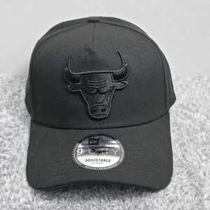 New Era 9FORTY Chicago Bulls NBA Blackout Established 1966 Snapback Hat Cap NWT